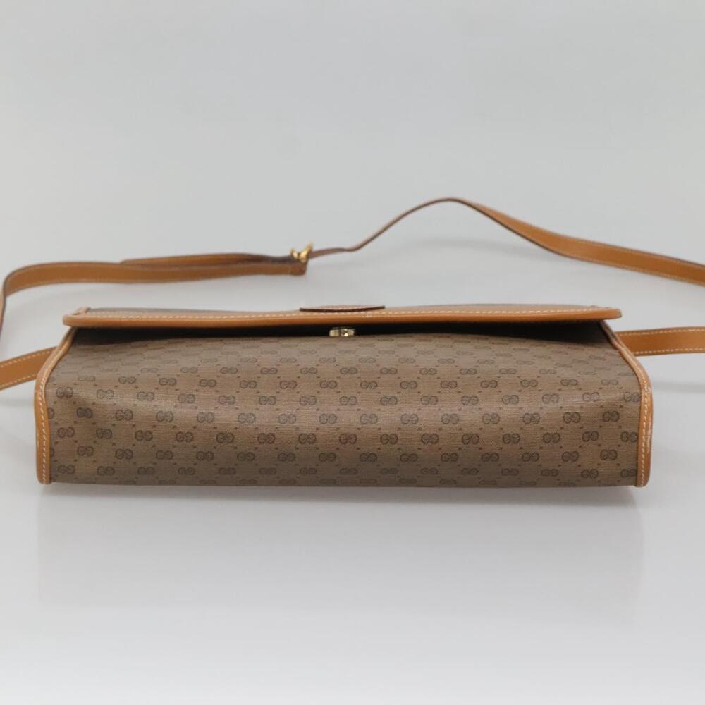 GUCCI Micro GG Supreme Shoulder Bag Pvc Beige Gold 004 58 004 58 - Picture 9 of 16